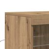 vidaXL LED-Sideboard Artisan-Eiche 41 x 37 x 67 cm Holzwerkstoff
