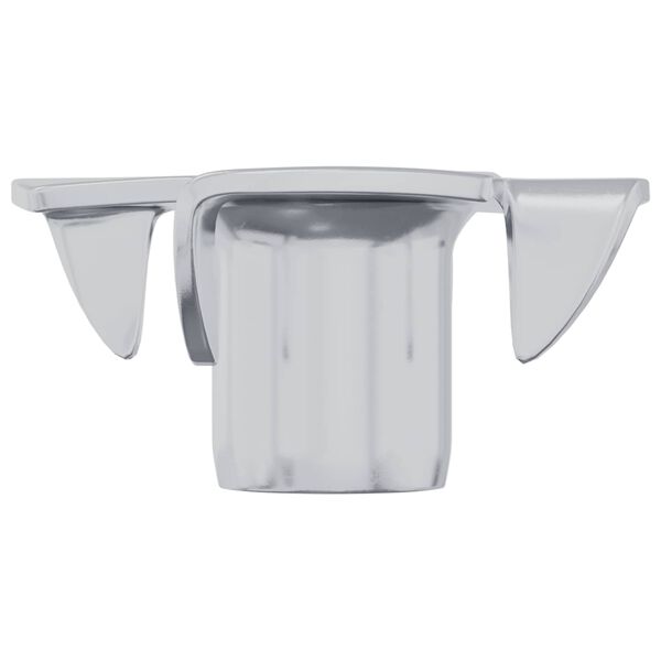 vidaXL Stift-T-Nuss 12 pcs Silber M6 mm Stahl