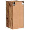 vidaXL Badezimmerschrank Wandmontiert Altholz 30 x 31,5 x 61 cm