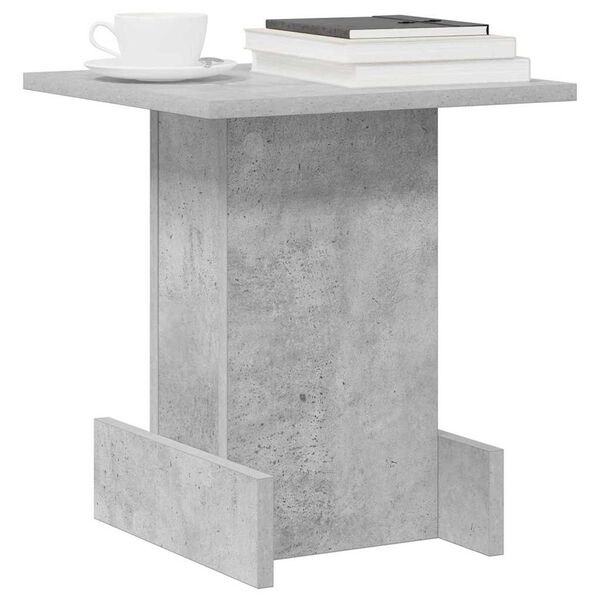 vidaXL Beistelltisch Beton Grau 35,5 x 35 x 40 cm Holzwerkstoff