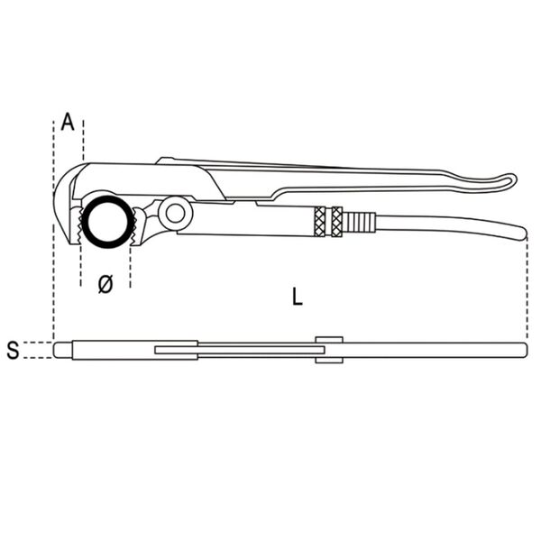 Beta Tools Rohrzange 376 550