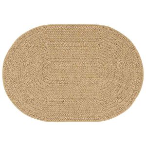 vidaXL Teppich ZIZUR Braun 170 x 120 cm Polypropylen