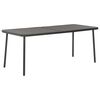 vidaXL Gartentisch Dunkelgrau 180x83x72 cm Stahl
