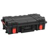 vidaXL Koffer f&uuml;r Flugreise Tragbar Schwarz 56,5x34x16 cm PP