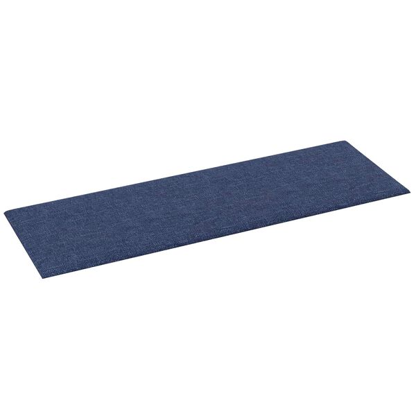 vidaXL Wandkopfteilen 12 pcs Blau 90 x 30 cm Stoff