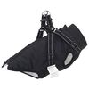 vidaXL Hundemantel Schwarz L40 Fleece und Polyester