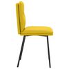 vidaXL Esszimmerstühle 2 Stk. Gelb Samt