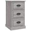 vidaXL Nachttisch Grau Sonoma 39x39x67 cm Holzwerkstoff
