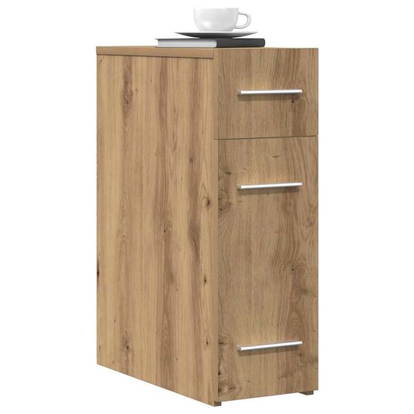 vidaXL Apothekerschrank Eiche handwerklich 20 x 45.5 x 60 cm