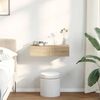 vidaXL Wandregal mit Schubladen Sonoma-Eiche 60x26,5x15 cm