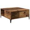 vidaXL Couchtisch Altholz 80 x 80 x 36,5 cm Holzwerkstoff