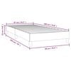 vidaXL Boxspringbettgestell Hellgrau 90x190 cm Samt