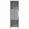 vidaXL Eckschrank Graues Sonoma 25,5x25x80cm Holzwerkstoff