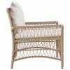 vidaXL Gartenstuhl mit Kissen Beige 73 x 61 x 77 cm Poly-Rattan