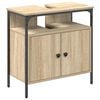vidaXL Badezimmerschrank mit T&uuml;r Beige 60 x 30 x 60 cm Holzwerkstoff