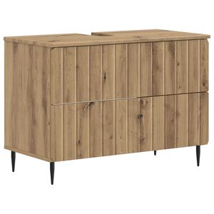vidaXL Waschbeckenschrank ZWOLLE Artisan-Eiche 82 x 41 x 58,5 cm