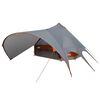 vidaXL Teepee Zelt f&uuml;r 7 Personen 7 Personen Grau und Orange