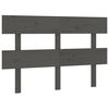 vidaXL Kopfteil Grau 138x3x81 cm Massivholz Kiefer