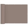 vidaXL Balkon Sichtschutz 150 x 800 cm Stoff mit PU-Beschichtung Taupe