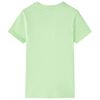 Kinder-T-Shirt Limette 104