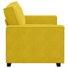 vidaXL 2-Sitzer-Sofa Gelb 160x78x84 cm Samt