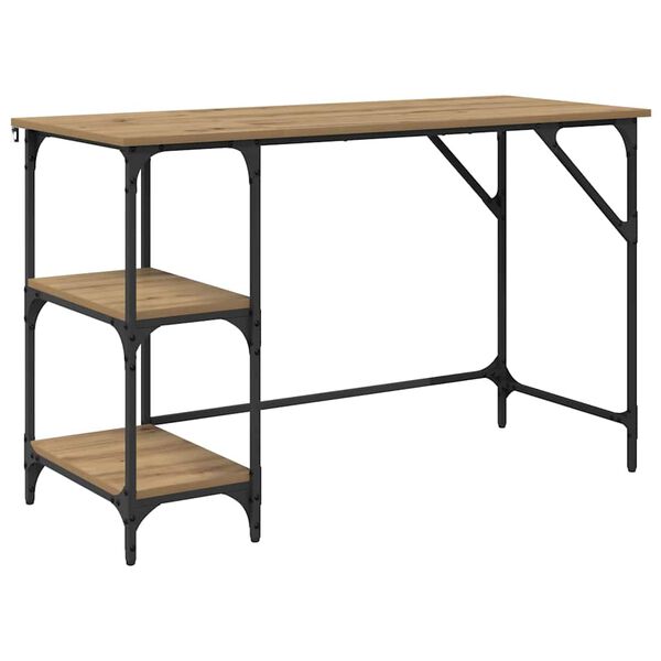 vidaXL Schreibtisch Artisan-Eiche 120 x 50 x 75 cm Holzwerkstoff