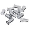 vidaXL Schraube 12 Stk. Silber M6 x 12 mm Eisen