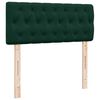 vidaXL Boxspringbett mit Matratze Dunkelgr&uuml;n 120x190 cm Samt