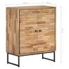 vidaXL Sideboard Recyceltes Teakholz 60x30x75 cm