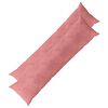 vidaXL Kissenbezug 2 pcs HEERLEN Rosa 40 x 145 cm Samt