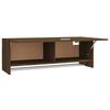 vidaXL Kleiderschrank Braun Eichen-Optik 100x32,5x35 cm Holzwerkstoff