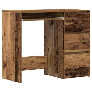 vidaXL Schreibtisch Altholz-Optik 90x45x76 cm Holzwerkstoff