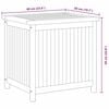 vidaXL Gartenbox 60x50x58 cm Massivholz Teak