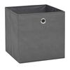 vidaXL Aufbewahrungsboxen 4 Stk. Vliesstoff 32x32x32 cm Grau