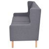 vidaXL 2-tlg. Sofa-Set Stoff Grau