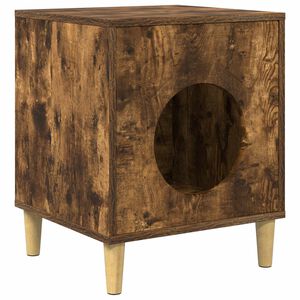 vidaXL Katzenhaus R&auml;uchereiche 42,5 x 40 x 53 cm Holzwerkstoff