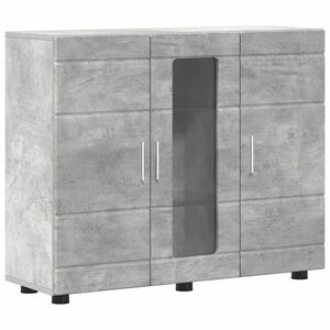 vidaXL Holzschrank Beton Grau 88,5 x 30,5 x 73 cm Holzwerkstoff