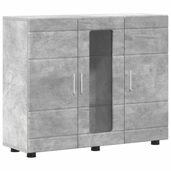 vidaXL Holzschrank Beton Grau 88,5 x 30,5 x 73 cm Holzwerkstoff