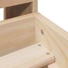 vidaXL Massivholzbett ohne Matratze 100x200 cm Kiefernholz