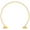 vidaXL Hochzeitsbogen Gold 220 x 45 x 200 cm Stahl
