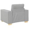 vidaXL Sofa-Sessel Wolkengrau 100x78x80 cm Stoff