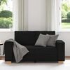 vidaXL 2-Sitzer Sofa Schwarz 160x78x84 cm Stoff
