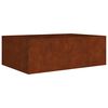vidaXL Hochbeet 120x80x40 cm Cortenstahl