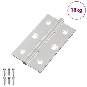 vidaXL Scharnier Uni 899 pcs Silber 58 x 35 x 1 mm Stahl