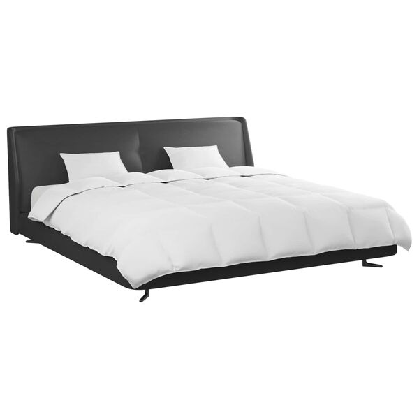 vidaXL Bettdecken Set mit Kissen 3 pcs Wei&szlig; Daunenfeder