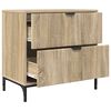 vidaXL Nachttisch Sonoma-Eiche 63,5 x 36 x 61 cm Holzwerkstoff