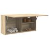 vidaXL Bad-Wandschrank Sonoma-Eiche 80x25x40 cm Holzwerkstoff