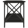 vidaXL Beistelltisch Schwarz 55x38x45 cm Holzwerkstoff