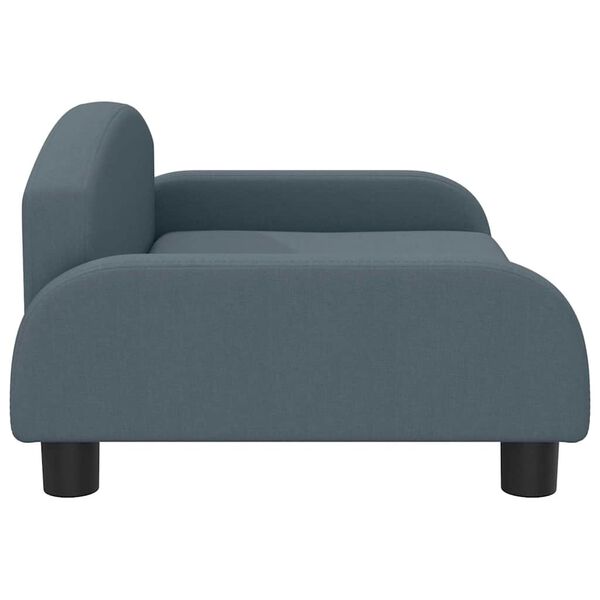 vidaXL Kindersofa Dunkelgrau 70x45x30 cm Stoff