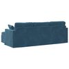 vidaXL Sofa Blau Gesamtabmessungen: 228 x 134 x 80 cm (B x T x H) Samt